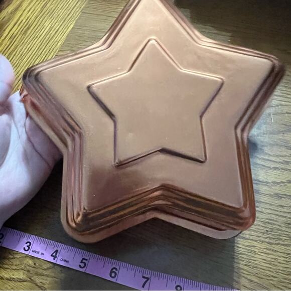 Vintage Copper Star Cake Pan Jello Mold Wall Decor - Picture 6 of 7